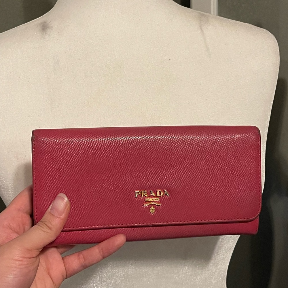Hot Pink Prada Wallet Gem